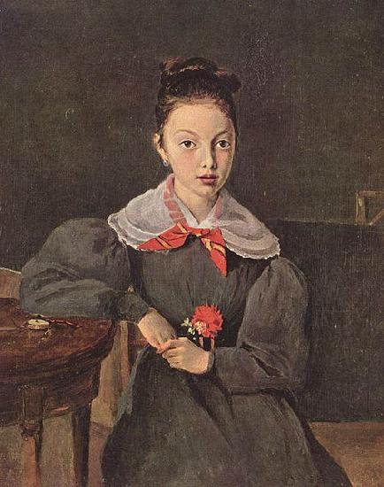 Jean-Baptiste Camille Corot Portrait of Octavie Sennegon, the artist's niece oil painting image